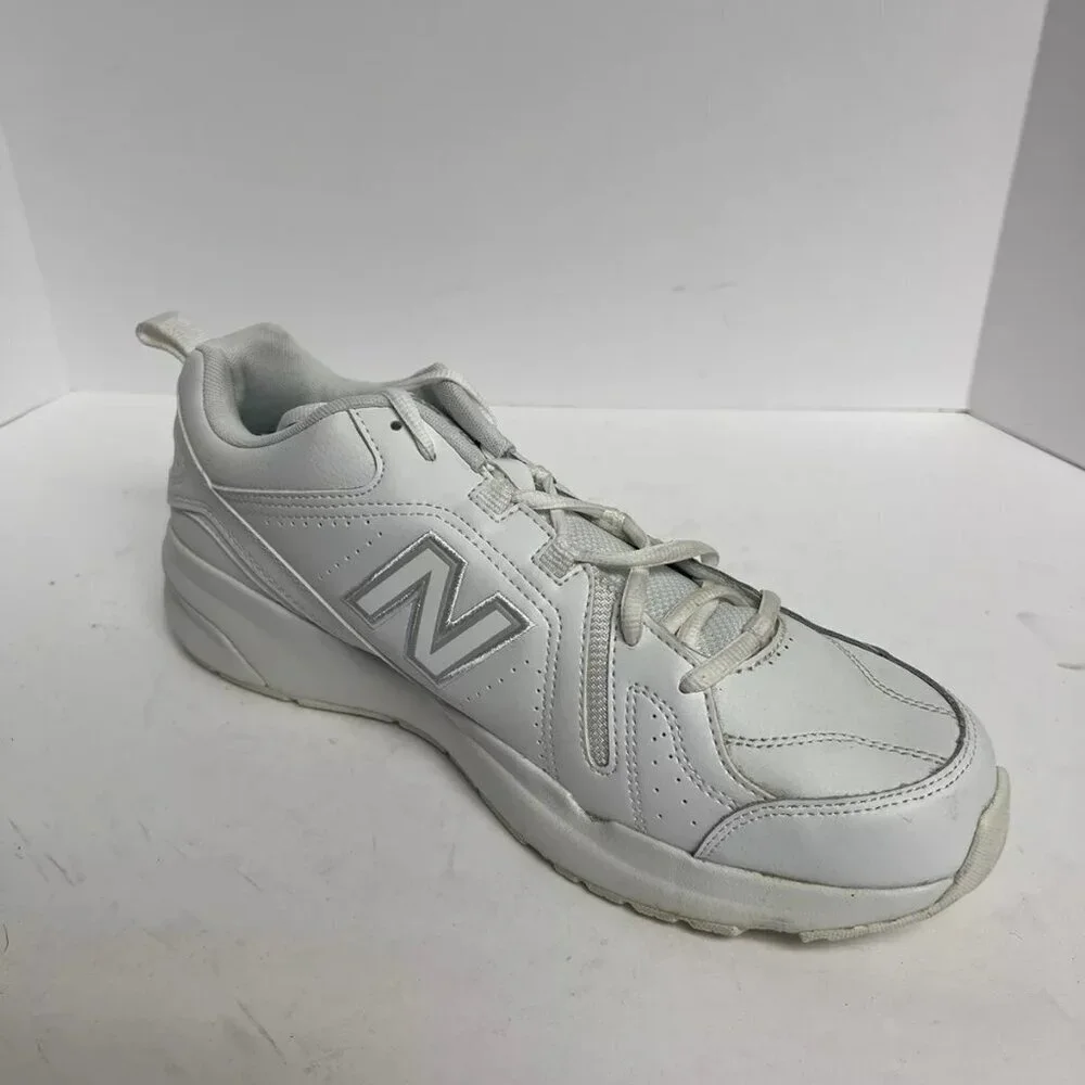 New Balance Mens 608v5 Sneaker White 12 M
